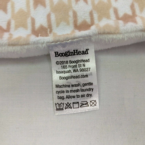 Booginhead Pacipal Puppy Dog White Tan Baby Lovey Security Blanket Teether - Picture 6 of 9